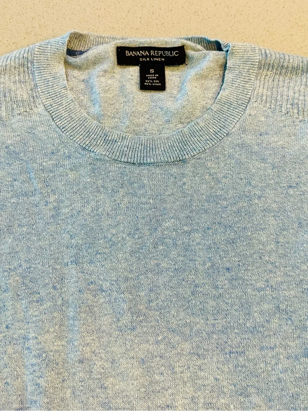Banana Republic Light Blue Crewneck Sweater